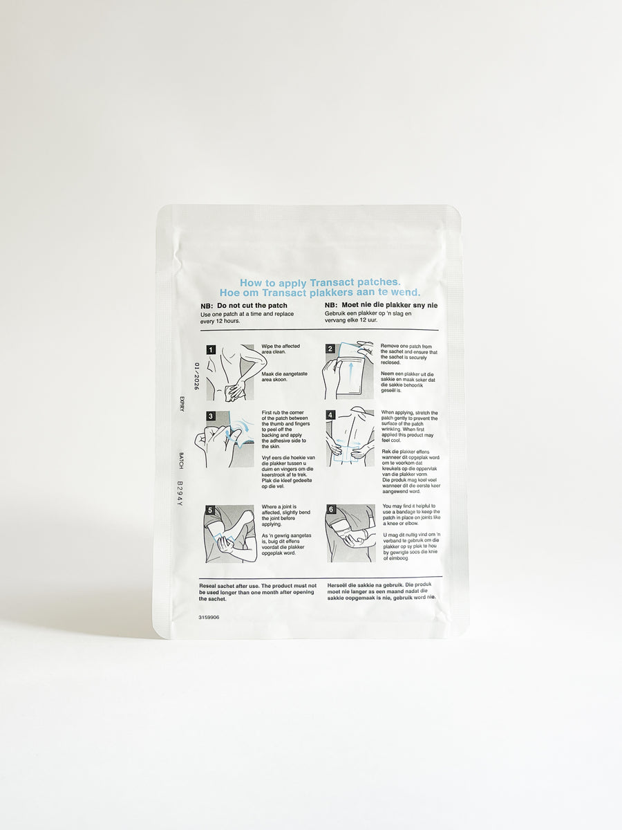 TransAct Medicated Pain Relief Patch