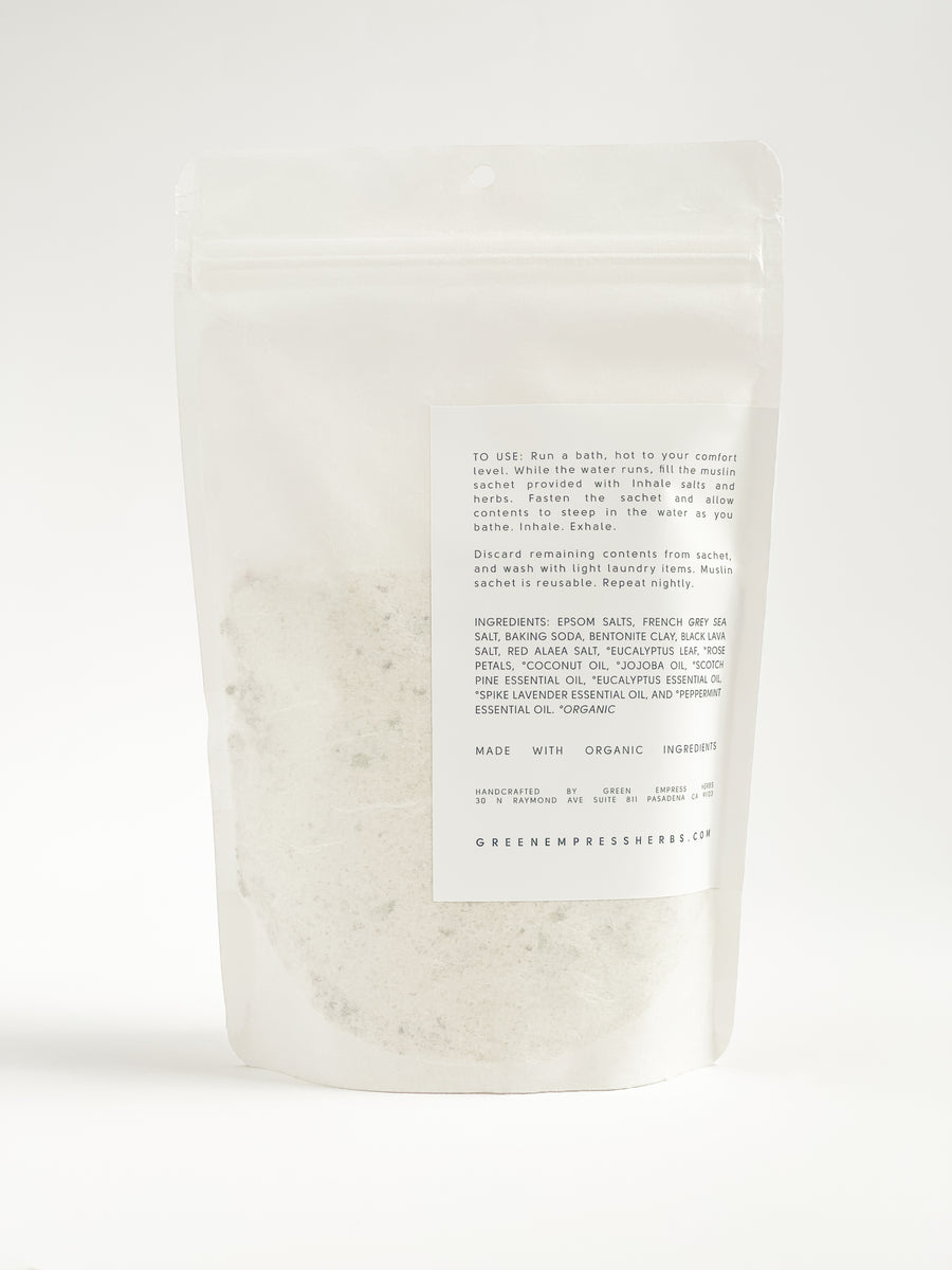I N H A L E  Clearing Herbal Bath Salts